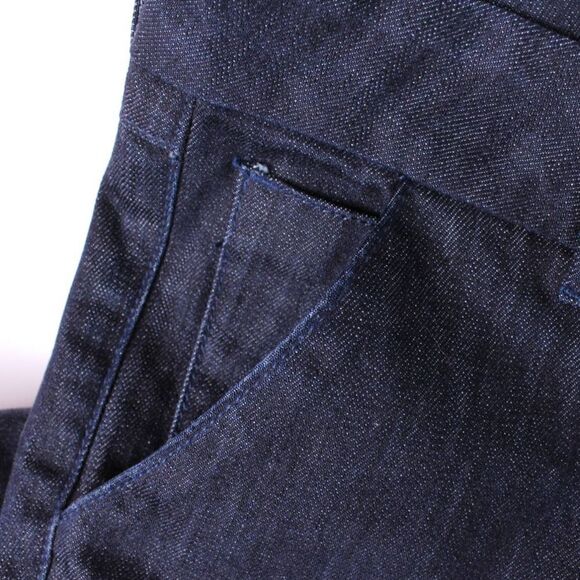 NEW PEOPLE'S LIBERATION Sienna Wide Leg Jeans Dark Blue Size 27 Short - Picture 4 of 14
